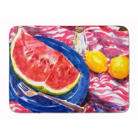 Carolines Treasures Watermelon Machine Washable Memory Foam Mat 6028RUG